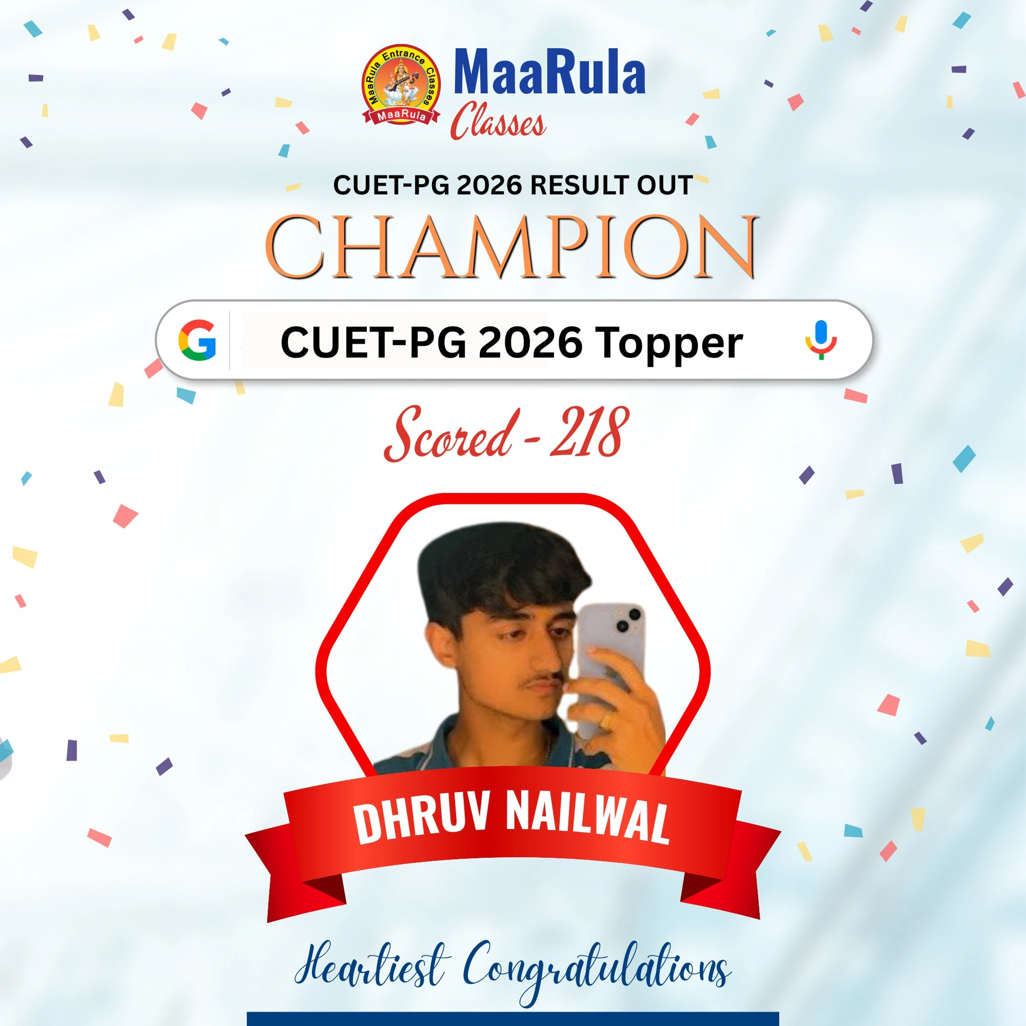 Cuet Pg Topper 3